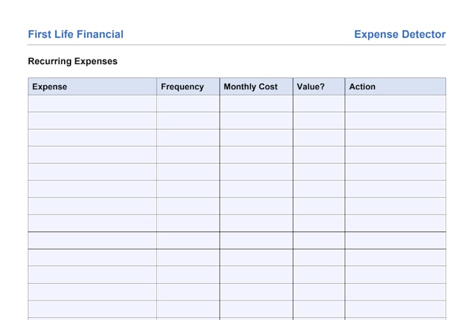 organize, clean up, and simplifying financial data so it becomes manageable